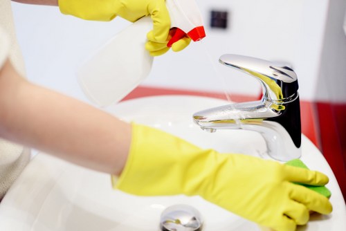 Professional upholstery cleaning in a Crouch End living room