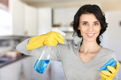 Freshly cleaned carpet fibers after professional service