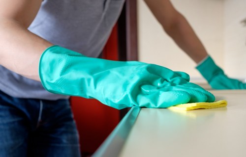 Upholstery treated for pet stain and odour problems